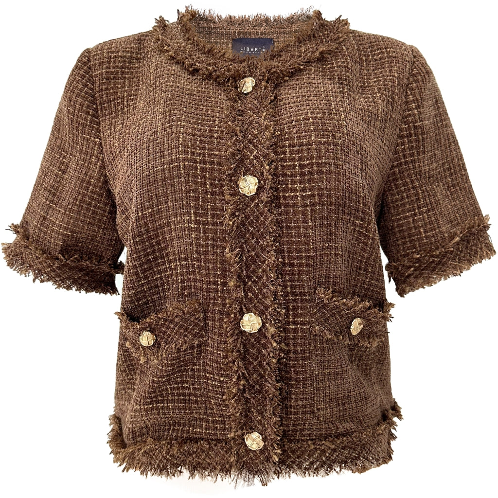 LIBERTÃ dame bluse COCO - Mocca